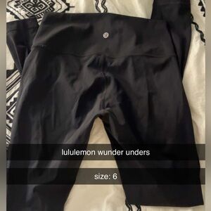 Lululemon Wunder Under Leggings